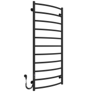 Електрична сушарка для рушників Arte Radiator Sora 500х1200/11 ліве підключення JD03 нержавіюча сталь чорний SRE.120.50.11.B.L.3