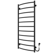 Электрический полотенцесушитель Arte Radiator Sora 500х1200/11 правое подключение JD03 нержавеющая сталь черный SRE.120.50.11.B.R.3