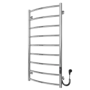 Электрический полотенцесушитель Arte Radiator Sora 500х1000/9 правое подключение JD03 нержавеющая сталь полированная SRE.100.50.9.O.R.3