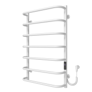 Электрический полотенцесушитель Arte Radiator Sunny 500х800/7 правое подключение JD03 нержавеющая сталь белый SNE.80.50.7.W.R.3