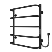 Електрична сушарка для рушників Arte Radiator Sunny 500х600/5 праве підключення JD03 нержавіюча сталь чорний SNE.60.50.5.B.R.3