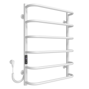 Електрична сушарка для рушників Arte Radiator Sunny 500х700/6 ліве підключення JD03 нержавіюча сталь білий SNE.70.50.6.W.L.3