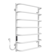 Електрична сушарка для рушників Arte Radiator Sunny 500х800/7 ліве підключення JD03 нержавіюча сталь білий SNE.80.50.7.W.L.3