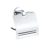 Тримач для туалетного паперу VBI Venus із кришкою метал хром VBI-040013CH