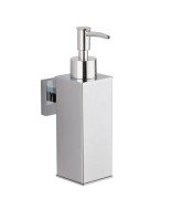 Диспенсер для жидкого мыла VBI Quadro с держателем хром VBI-040216CH