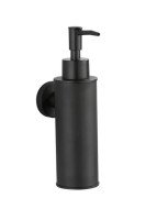 Диспенсер для рідкого мила VBI Round із тримачем чорний VBI-040016BL