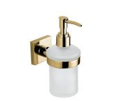 Диспенсер для рідкого мила VBI Saturn з тримачем золото VBI-040306GL