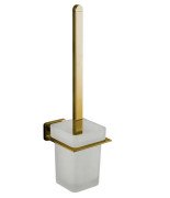 Ершик для унитаза VBI Mercury с держателем золото VBI-040210GL