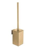 Ершик для унитаза VBI Quadro с держателем матовое золото VBI-040122BG