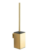 Йоршик для унітазу VBI Quadro з тримачем золото VBI-040122GL