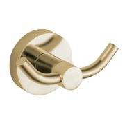 Крючок для ванной VBI Venus двойной металл матовое золото VBI-040002BG