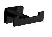 Крючок для ванной VBI Mercury двойной металл черный VBI-040202BL