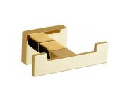 Крючок для ванной VBI Mercury двойной металл золото VBI-040202GL