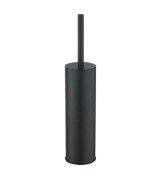 Ершик для унитаза VBI Round M напольный черный VBI-040420BL
