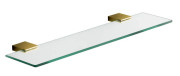 Полочка для ванной VBI Neptune металл/матовое стекло золото VBI-040509GL