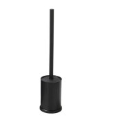 Ершик для унитаза VBI Round S напольный черный VBI-049800BL