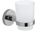 Стакан для зубных щеток VBI Venus с держателем никель VBI-040004NI