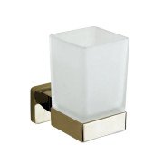 Стакан для зубных щеток VBI Mars с держателем золото VBI-040104GL