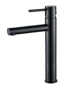 Смеситель для раковины VBI Lirio однорычажный черный VBI-050501BL