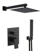 Душевая система скрытого монтажа VBI Loreno со смесителем черный VBI-050209BL