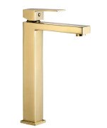 Смеситель для раковины VBI Loreno однорычажный золото VBI-050201GL