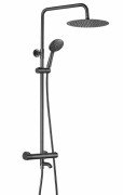 Душевая стойка VBI Milano с термостатом и душевым гарнитуром графит VBI-050111GR