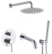 Душевая система скрытого монтажа VBI Milano со смесителем хром VBI-050110CH