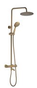 Душевая стойка VBI Milano с термостатом и душевым гарнитуром матовое золото VBI-050111BG