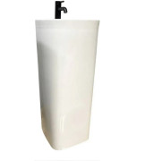 Раковина для ванной VBI Asola напольная ⌀40 см керамика белый VBI-019019