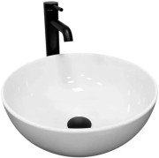 Раковина для ванной VBI Amalfi  ⌀36 см керамика белый глянцевый VBI-013402