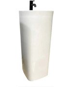 Раковина для ванної VBI Asola підлогова ⌀40 см кераміка білий VBI-019019