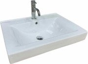 Раковина для ванної кімнати VBI Bagnara 70×46 см кераміка білий VBI-018063