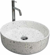 Раковина для ванной VBI Bari S ⌀40 см керамика grey mosaic VBI-011606