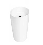 Раковина для ванної VBI Cirella для підлоги ⌀45 см кераміка білий VBI-019024