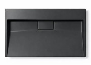 Раковина для ванной VBI Este 80х46 см искусственый камень черный VBI-019916