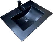 Раковина для ванной VBI Ferrara 62х46 см керамика черный матовый VBI-018042
