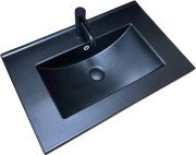 Раковина для ванної VBI Ferrara 71,5х46 см кераміка чорний матовий VBI-018043
