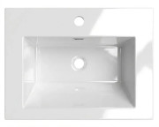 Раковина для ванной VBI Lapio 60х46 см искусственый камень белый VBI-019937