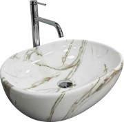 Раковина для ванної VBI Modena S 48х35 см кераміка lava VBI-012005