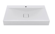 Раковина для ванної VBI Forino 60х48 см штучний камінь білий VBI-019931