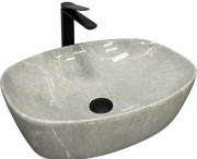 Раковина для ванной VBI Olbia 49,5х37,5 см керамика grey stone glossy VBI-014302