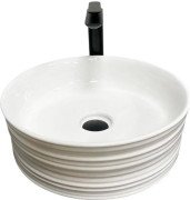 Раковина для ванної VBI Larino ⌀41 см кераміка білий VBI-012621