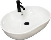 Раковина для ванної VBI Liscia 60,5х42,5 см кераміка білий VBI-015505