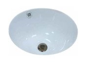 Раковина для ванної VBI Marzano ⌀35 см під стільницю кераміка білий VBI-018061