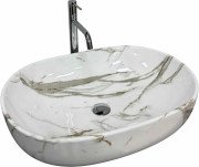 Раковина для ванної VBI Modena 59х42 см кераміка lava VBI-012006