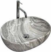 Раковина для ванної VBI Modena S 48,5х35 см кераміка grey onyx VBI-012009