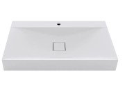 Раковина для ванної VBI Forino 100х48 см штучний камінь білий VBI-019933