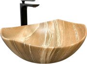 Раковина для ванної VBI Ronta 42х38, 5 см кераміка Brown Stone Matt VBI-017303