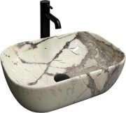 Раковина для ванной VBI Ravenna 46х33 см керамика sand glossy VBI-011231