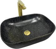 Раковина для ванной VBI Ravenna 46х33 см керамика Space black matt VBI-011221